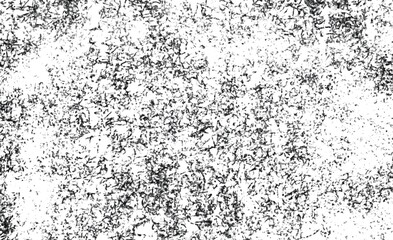 Grunge black and white pattern. Monochrome particles abstract texture. Background of cracks, scuffs, chips, stains, ink spots, lines. Dark design background surface.
