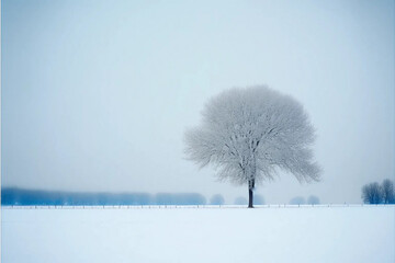 Beautiful Snow Tree
