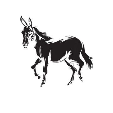recommend clip art: Draft animal - donkey
