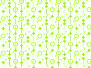 シンプルでかわいいシャムロックのパターン