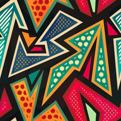 Cloth ancient geometric pattern