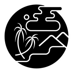 Fototapeta premium travelling icon
