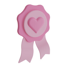 badge 3d illustration