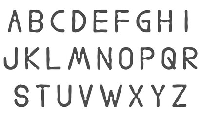 Porous typography, Abstract digital alphabet font. Creative vector illustration