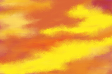abstract yellow, orange, and purple background with clouds