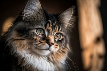 adorable cat photography cute AI-generated