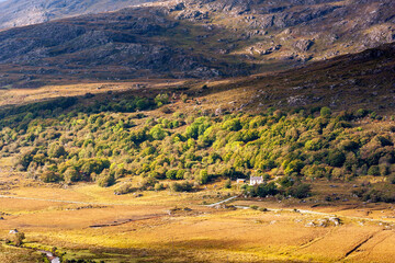 Colorful hills in county Kerry in Ireland