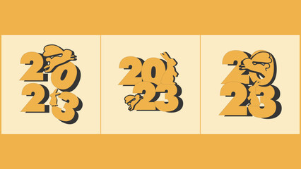 chinese new year 2023 design year of rabbit