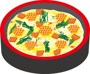 ちらし寿司イラスト