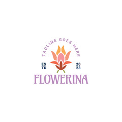 Flower premium modern logo template 