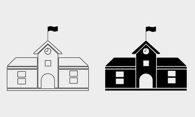 School vector icon design