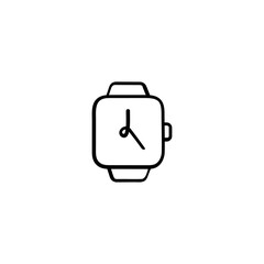 Watch Line Style Icon Design