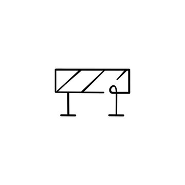 recommend clip art: Roadblock Line Style Icon Design