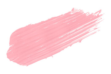 Shiny pink brush isolated on transparent background. pink watercolor png