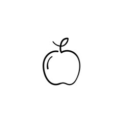 Apple Line Style Icon Design