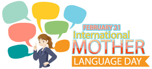 International mother language day banner