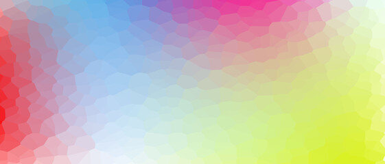 Fototapeta premium Colorful Low Poly Background