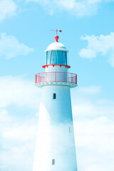 lighthouse of blue sky