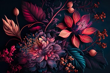 abstract floral background