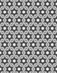 Black and white abstract geometric pattern
