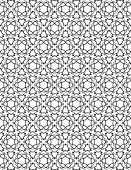 Black and white abstract geometric pattern