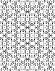 Black and white abstract geometric pattern
