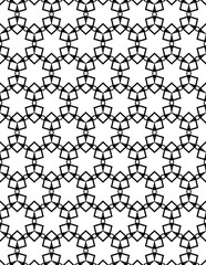 Black and white abstract geometric pattern