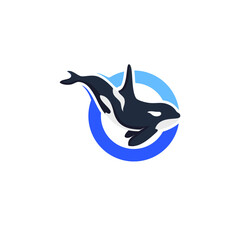 Orca Killer Whale Logo Design