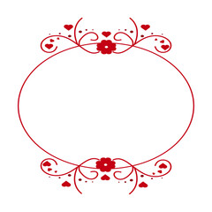 graphic element frame logo vector