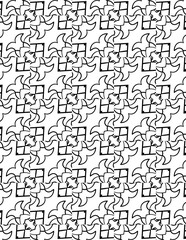 Black and white abstract geometric pattern