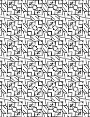 Black and white abstract geometric pattern