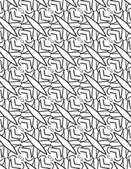 Black and white abstract geometric pattern