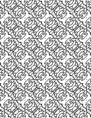 Black and white abstract geometric pattern