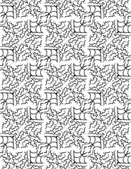 Black and white abstract geometric pattern