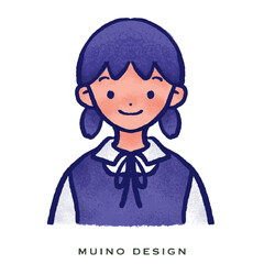 女の子のイラスト