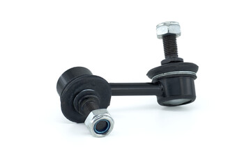 Suspension stabilizer bar link over white background