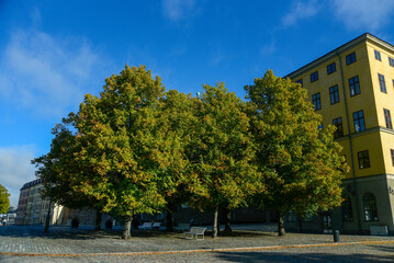 スウェーデンの首都ストックホルムの美しい風景