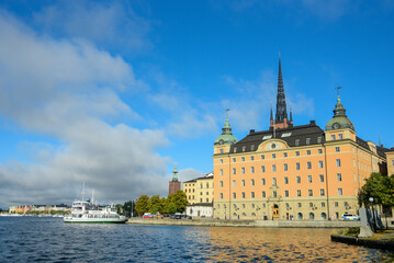 Fototapeta na wymiar スウェーデンの首都ストックホルムの美しい風景