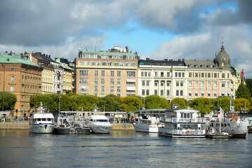 スウェーデンの首都ストックホルムの美しい風景