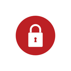padlock - security icon vector illustration