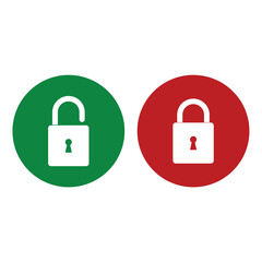 padlock - security icon vector illustration