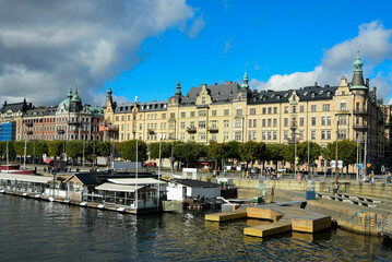 スウェーデンの首都ストックホルムの美しい風景