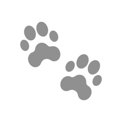 Fototapeta na wymiar Paws icon isolated on white background. Animals symbol modern, simple, vector, icon for website design, mobile app, ui. Vector Illustration