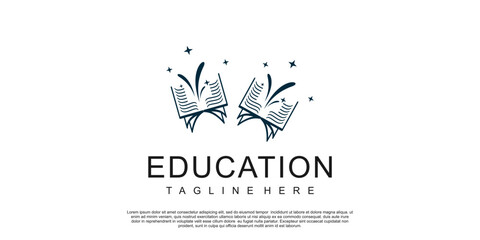 Smart study or tech study template logo design Premium Vector Part 5