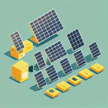 renewable green energy graphic environment
