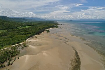 An aerial footage from the sky