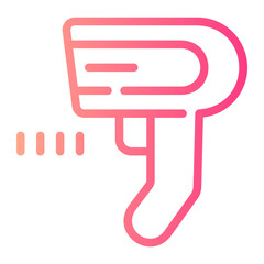 barcode gradient icon