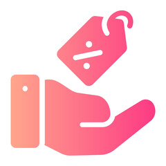 discount gradient icon