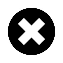 Cancel icon. flat illustration of cancel vector icon. closed sign. vector illustration