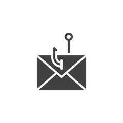 Email phishing vector icon
